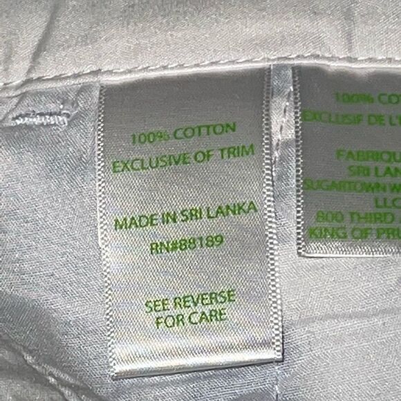 NWOT Lilly Pulitzer Cotton Tropical Callahan Blue Pineapple Shorts Womens Sz 00 - Picture 7 of 7